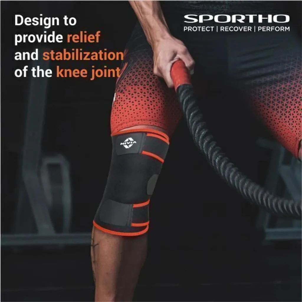 NIVIA ORTHOPEDIC KNEE SUPPORT ADJUSTABLE STRAP_image_3.webp