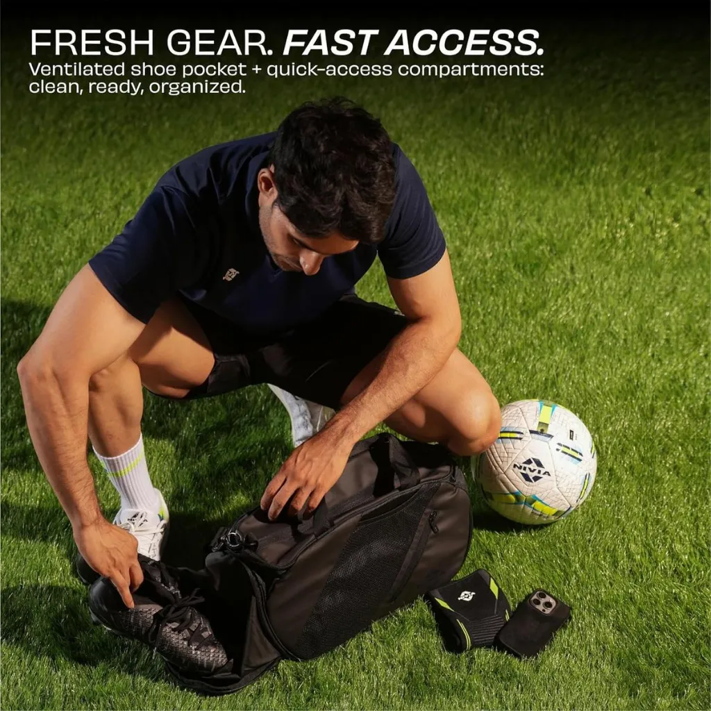 NIVIA HIT 2.0 GYM BAG - BLACK_image_5.webp
