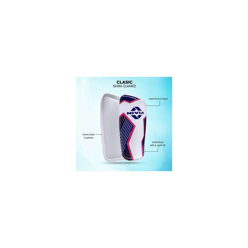 NIVIA SHIN GUARD- CLASSIC WITH SLEEVES