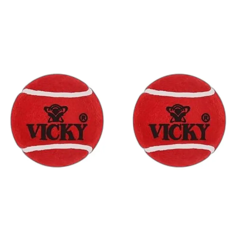VICKY CRICKET TENNIS BALL - HEAVY WEIGHT -COLOUR -PINK