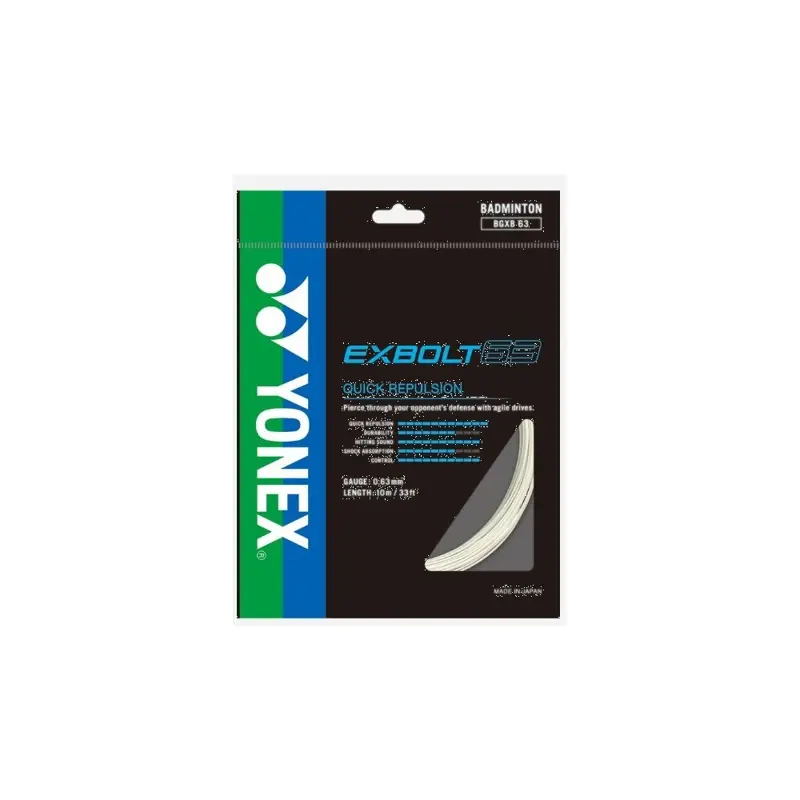 YONEX BADMINTON STRING - BG EXBOLT 63