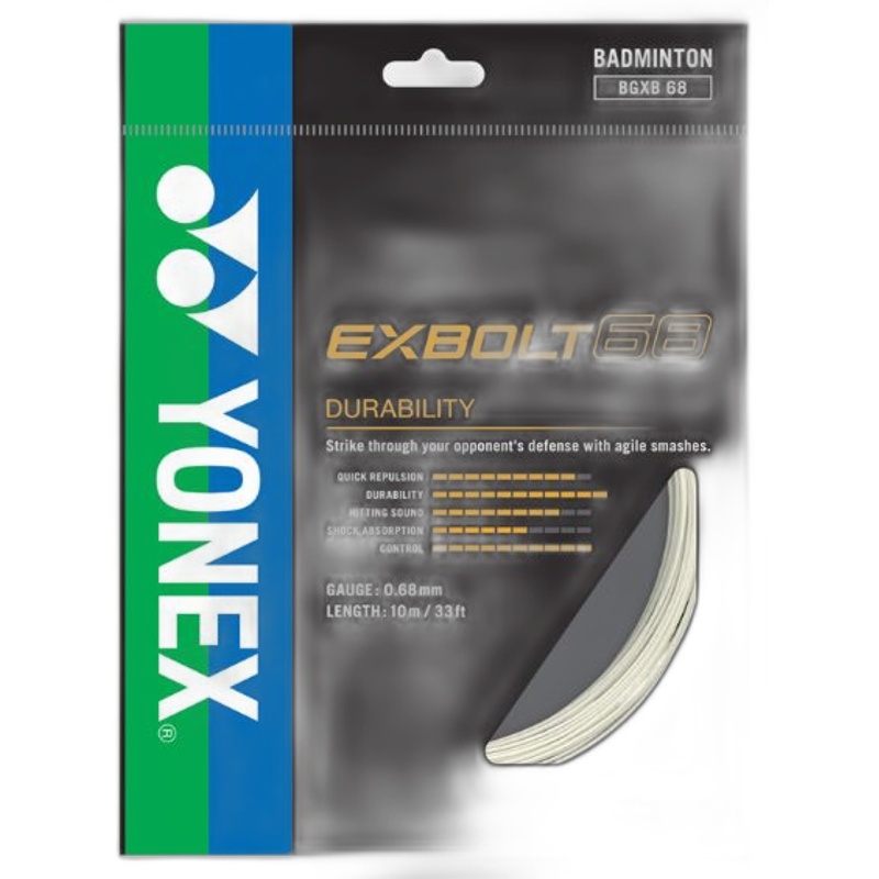 YONEX BADMINTON STRING - BG EXBOLT 68