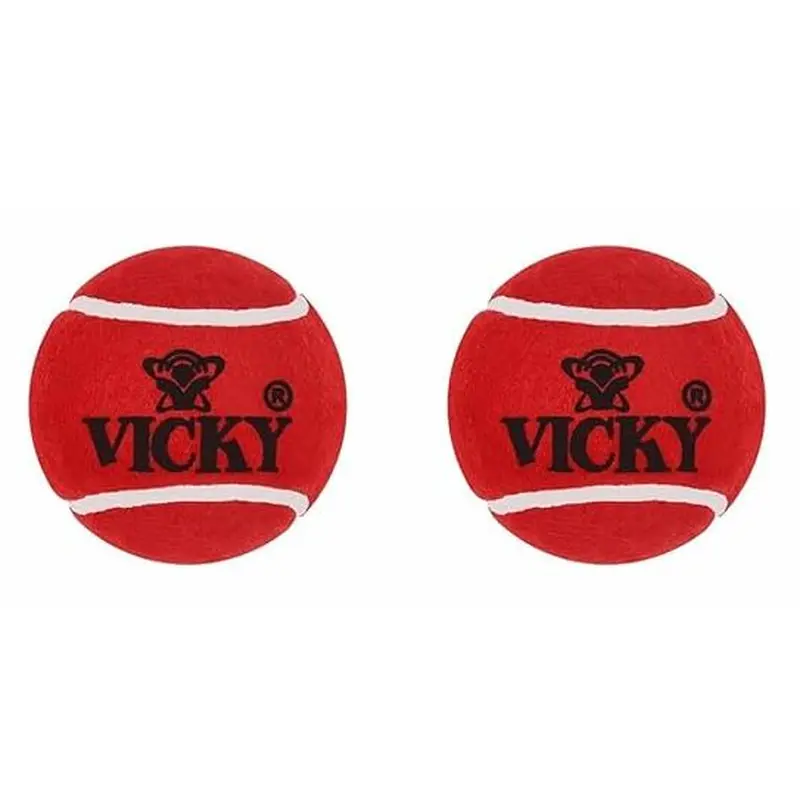 VICKY CRICKET TENNIS BALL - HEAVY WEIGHT -COLOUR -PINK
