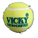 VICKY CRICKET TENNIS BALL - LIGHT WEIGHT -COLOUR - YELLOW