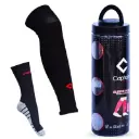 HUSI FOOTBALL SOCKS SLEEVE PLUS SOCKS - BLACK(CAPTAIN)