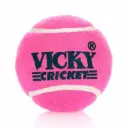 Vicky Pink Cricket Tennis Ball – Pack of 6, 66 mm Diameter, Stitched Construction