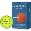 Vector X Outdoor 40-Hole Pickleball Ball – Set of 6