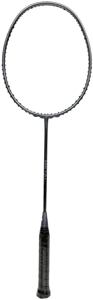 Maxbolt Metal Badminton Racket with Armour Frame and Head-Heavy Design