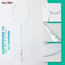 Maxbolt Superstar 11 Badminton Racket – Even Balance, 3U (85–89g), Medium Flex