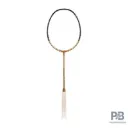 Maxbolt Black Woven Gold Badminton Racket – 83g, G5 Grip, Flexible Shaft