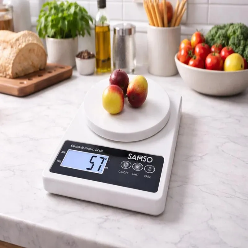 Electronic Kitchen Weighing Scale 5 kg – Digital LCD, AAA Battery Powered