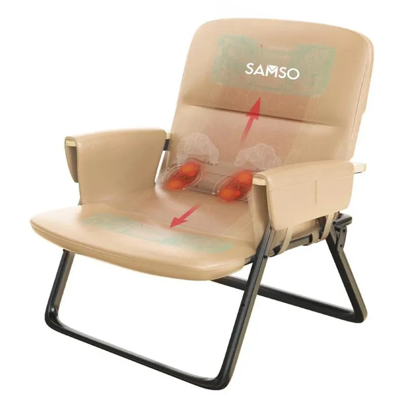 Foldable Mini Massage Chair with Adjustable Settings and Low Power Consumption