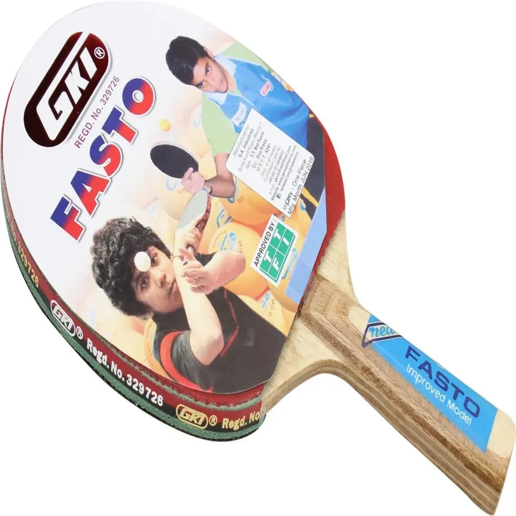 GKI FASTO TABLE TENNIS BAT FOR CONTROL AND FAST PLAY