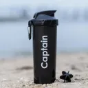 750 ml BPA-Free Gym Shaker Bottle with Mixing Ball