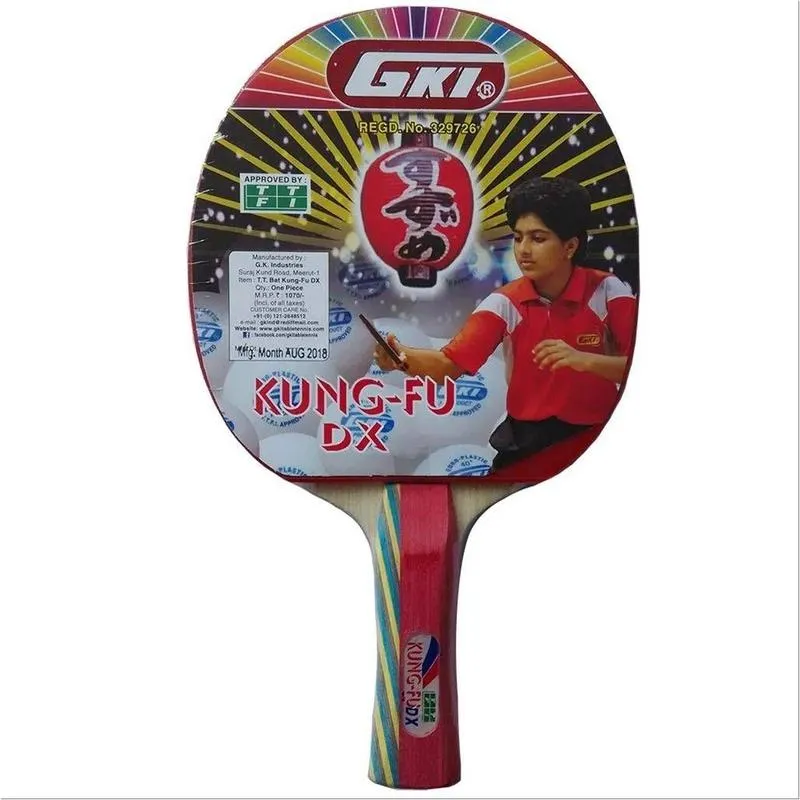 Gki Kung Fu DX Table Tennis Bat – High Spin, Control & Speed (90–100 Range)