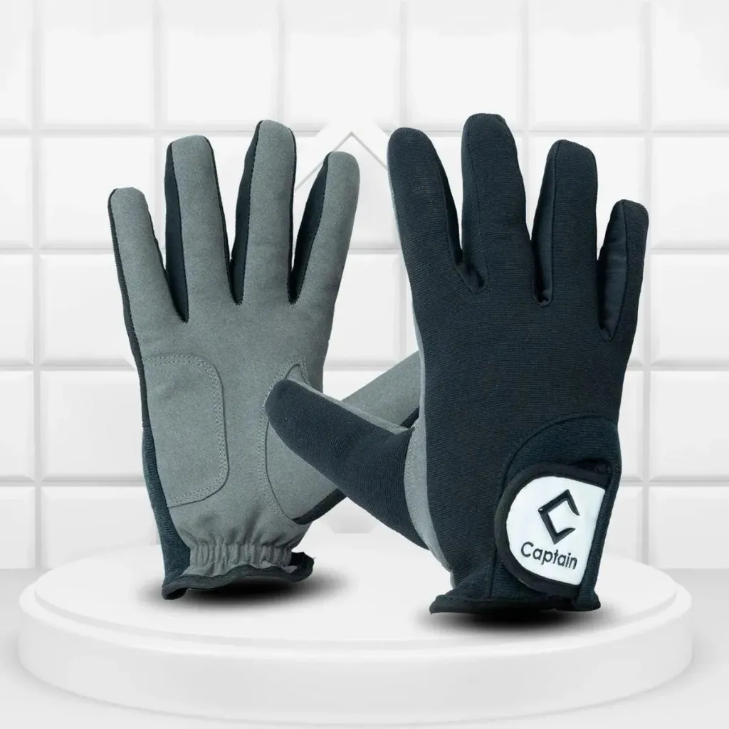 Cricket Gloves with Anti-Slip Palm and Stretch Cuff