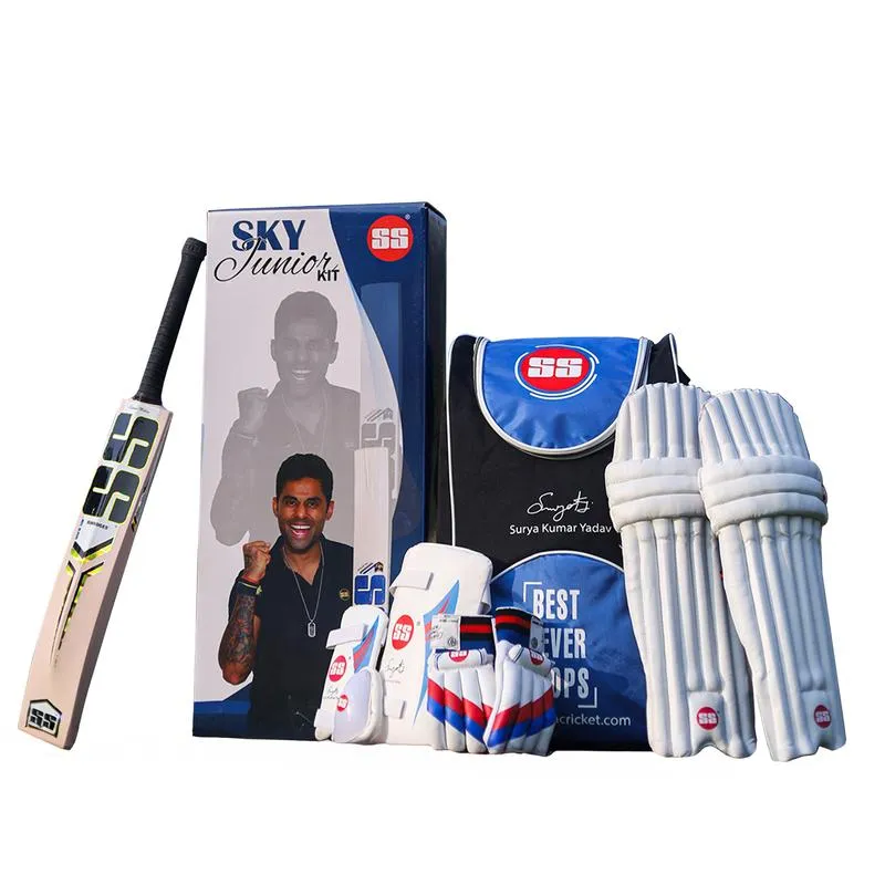 SS SKY Kashmir Willow Junior Cricket Kit (Men, Youth & Boys)