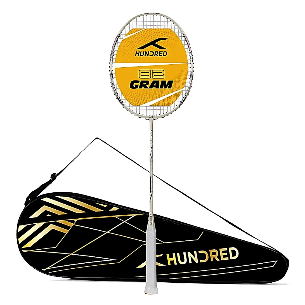 HUNDRED POWERTEK 200 JUNIOR RACKET WITH HALF COVER