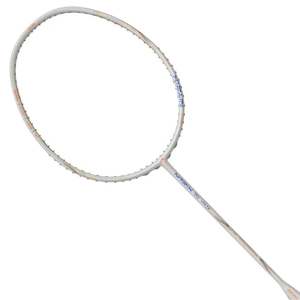 Hundred Nitrix 70 Volta Badminton Racket – Head Heavy, Flexible Shaft, 4U