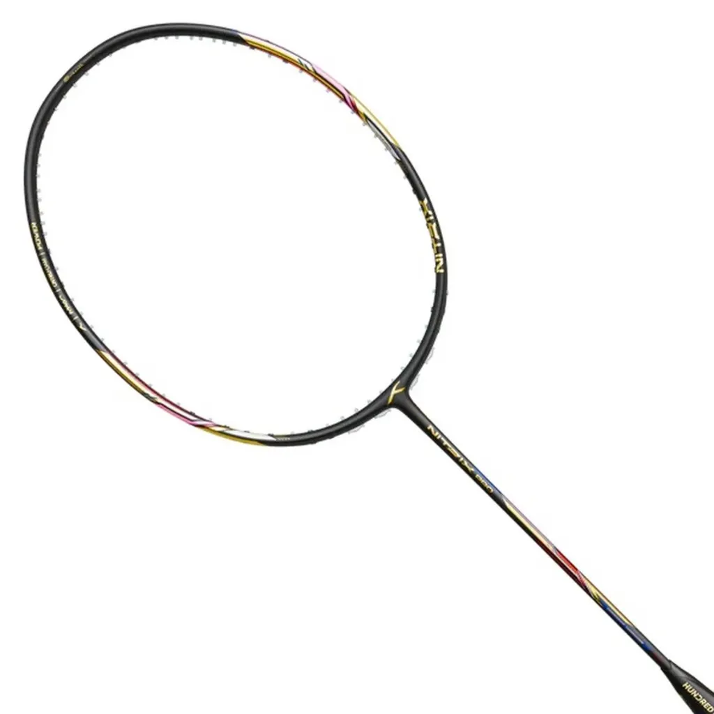 Hundred Nitrix Pro Badminton Racket – Head Heavy, Stiff Shaft, 4U