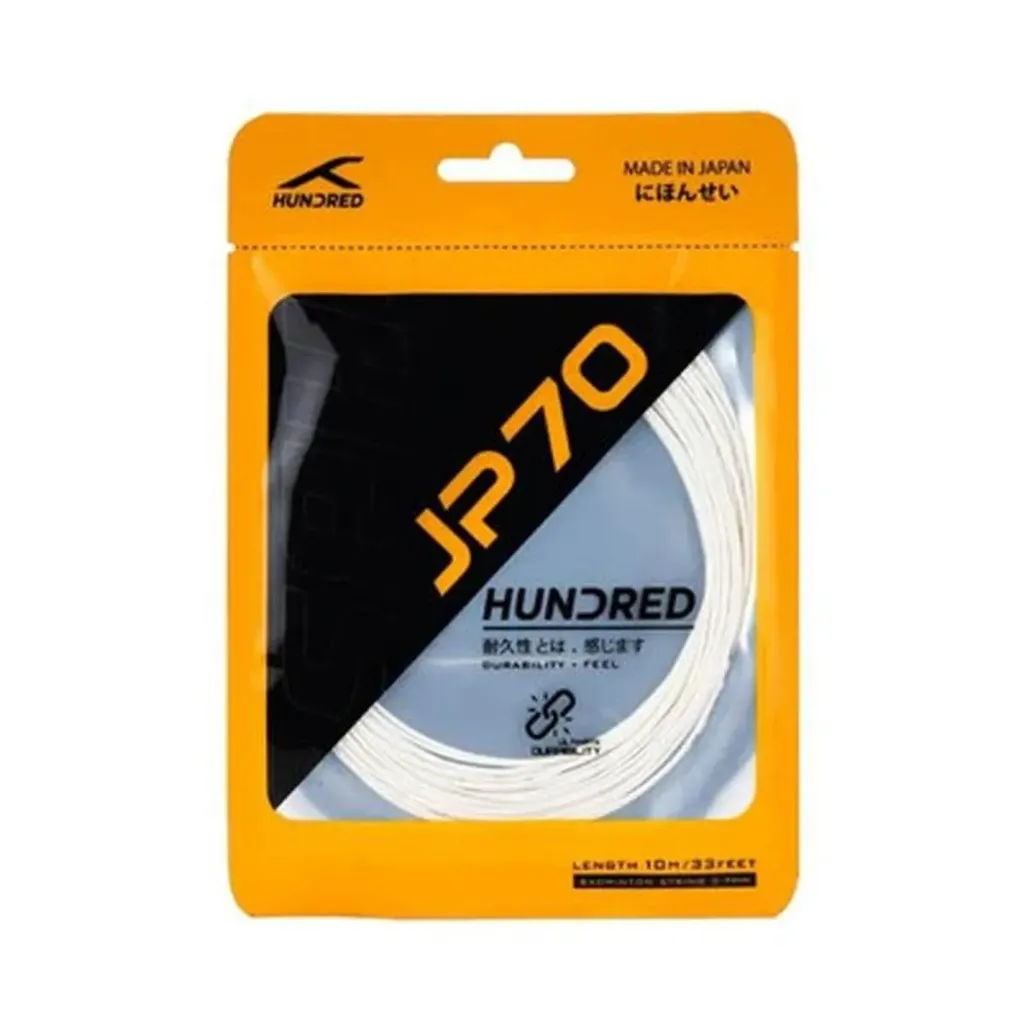 Hundred JP 70 Badminton String – 0.70 mm Durable Synthetic Multifilament