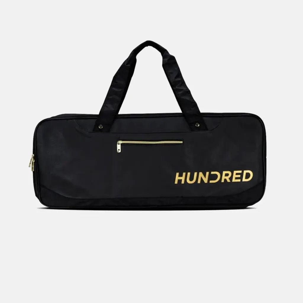 HUNDRED PITCHBLACK KITBAG WITH THERMAL COMPARTMENT AND MULTIPLE POCKETS