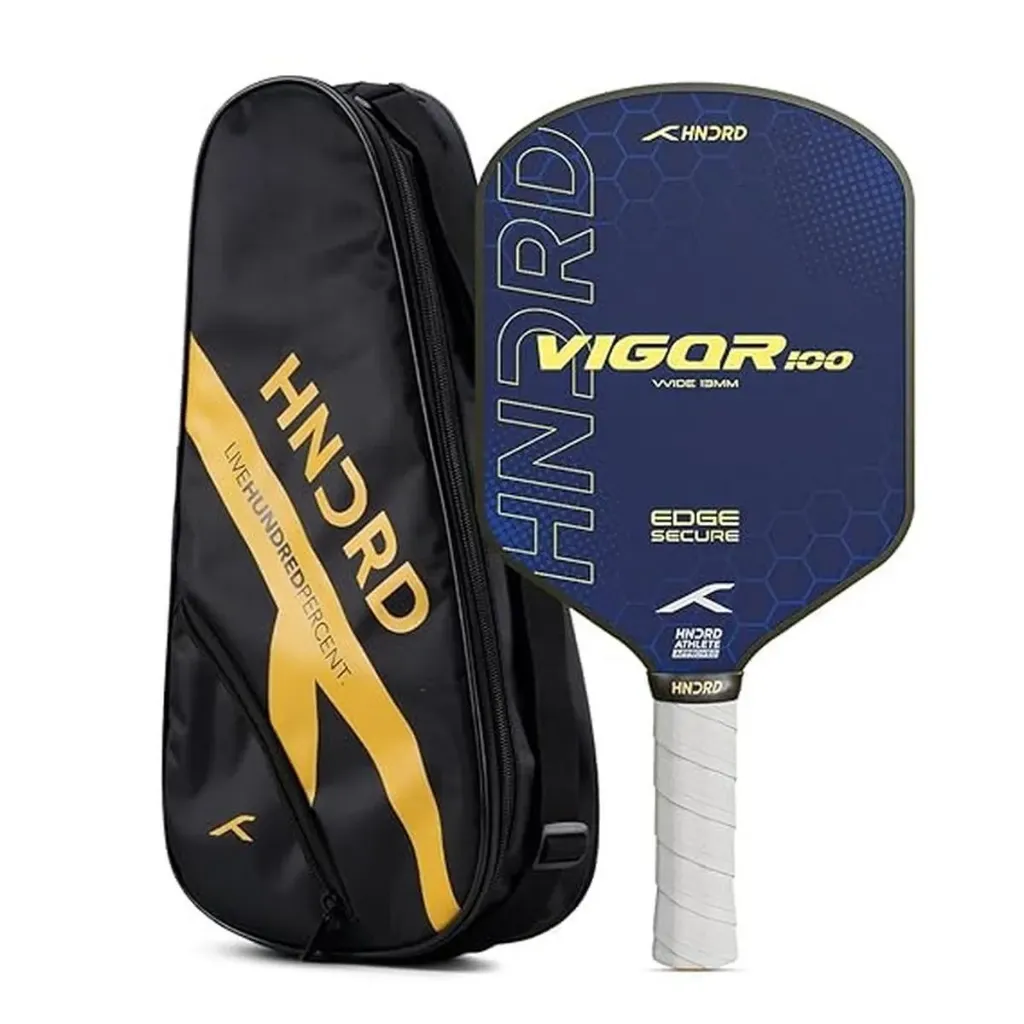 Hundred Vigor 100 Wide Pickleball Paddle with Poly Core (13mm) and Glass Fiber Face