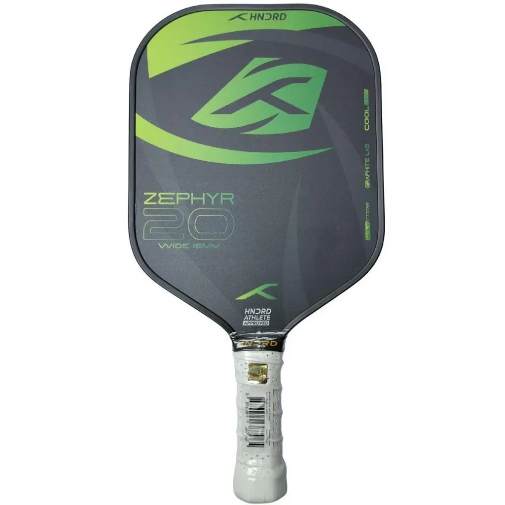 Zephyr 20 Wide Pickleball Paddle with Poly Core and Graphite Lab Face – 16 mm