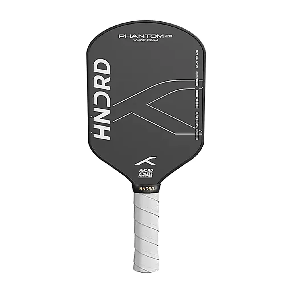 PICKE BALL RACKET - PHANTOM 20 - WIDE - BLACK/WHITE - 16MM