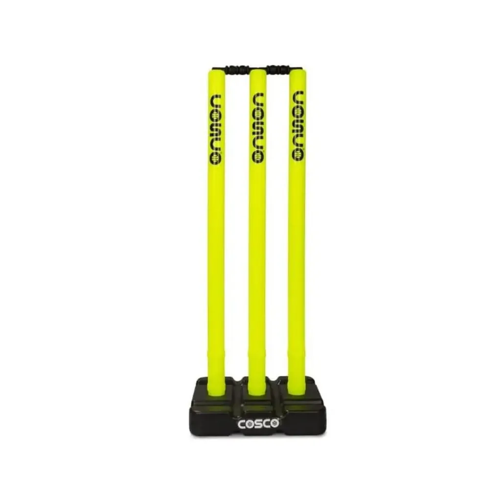 Cosco Plastic Cricket Stump Set With Bases And Balls