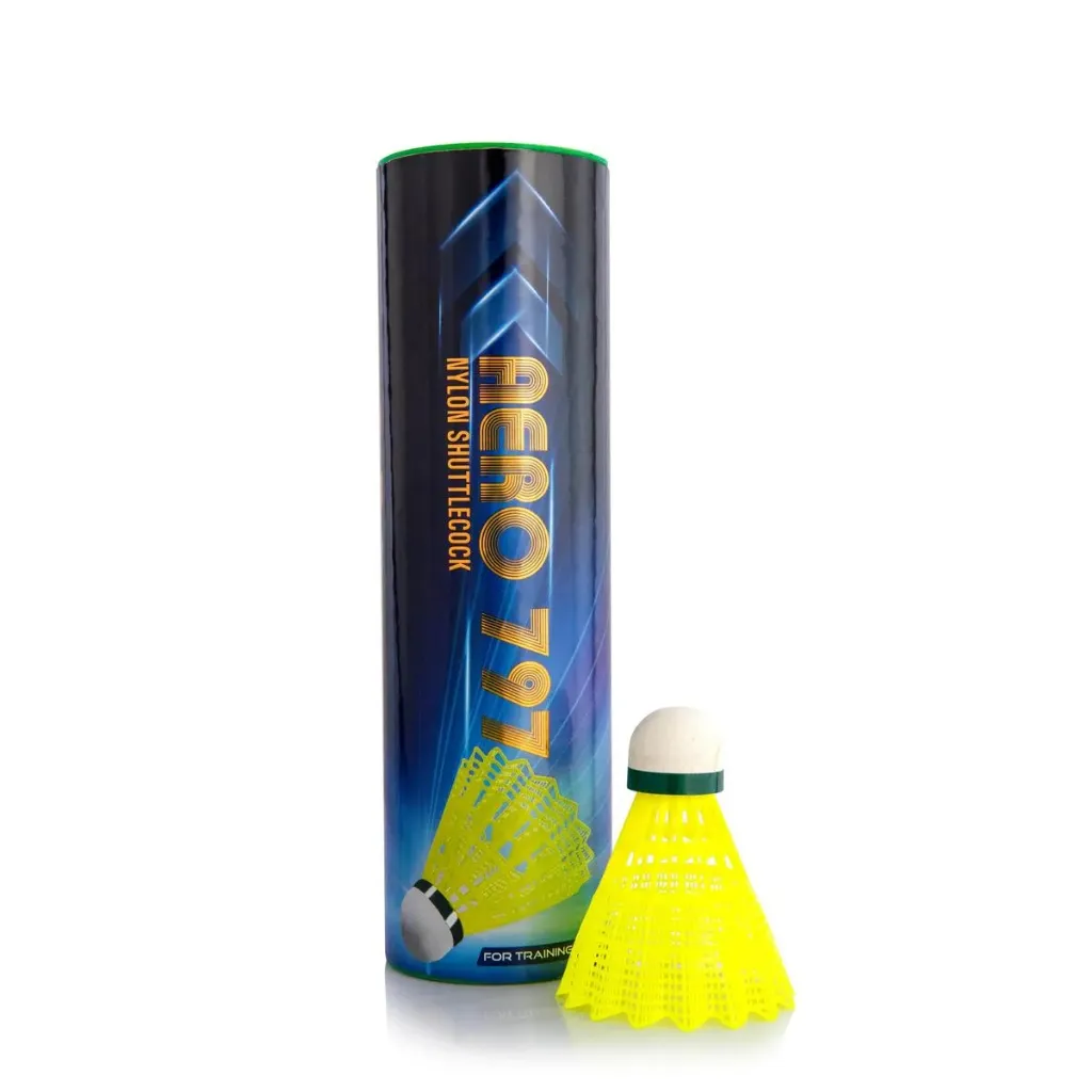 COSCO AERO 797 Nylon Badminton Shuttlecock Pack of 6