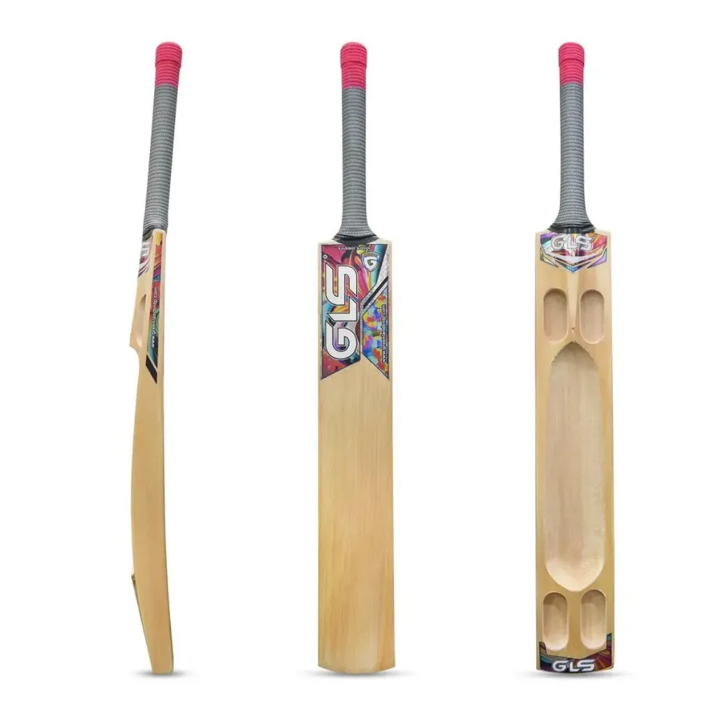 GLS Bomber Kashmir Willow Scoop Cricket Bat – 50mm Double Blade, Hard Tennis Ball