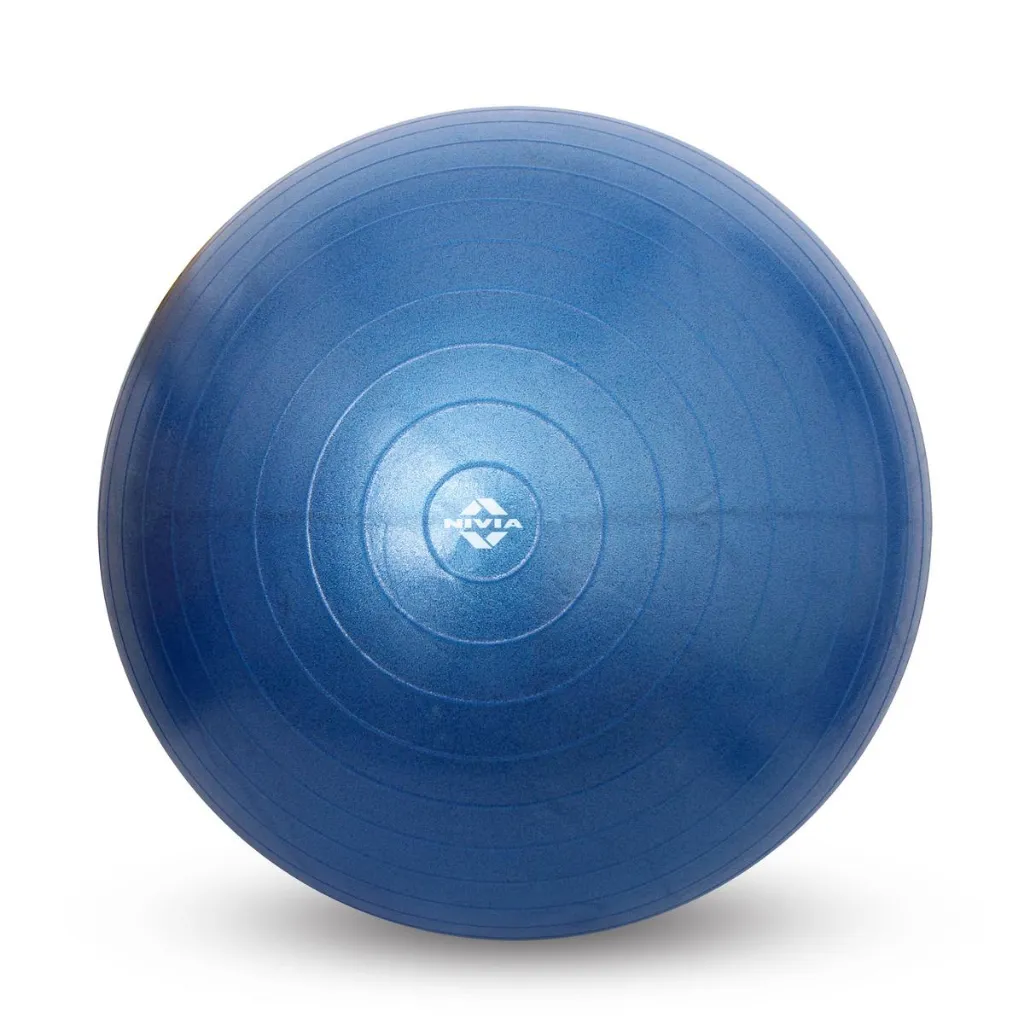 Nivia Anti Burst Exercise Ball With Foot Pump 85cm