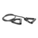 Nivia Resistance Exercise Strap with Foam Handles Black