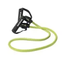 Nivia Resistance Exercise Strap with Foam Handles Green