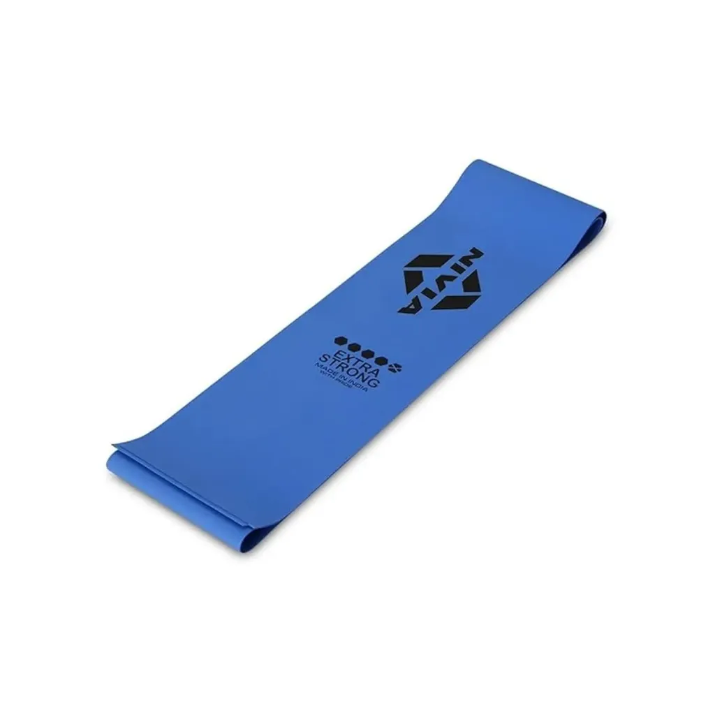 Nivia Resistance Loop Band Exercise Band Extra Strong (Blue)