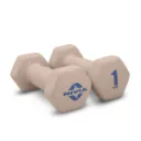 Nivia Premium Fitness Dumbbell Set 1 Kg –Cream