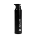 Nivia Steel Bottle Dominator (1000ml) - Black