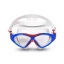 Nivia Unimask JR 2.0 Swimming Goggles (Blue/Red)