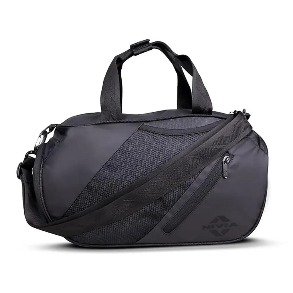Nivia Hit 2.0 Gym Bag 22L Polyester Duffel Bag With Shoe Pocket