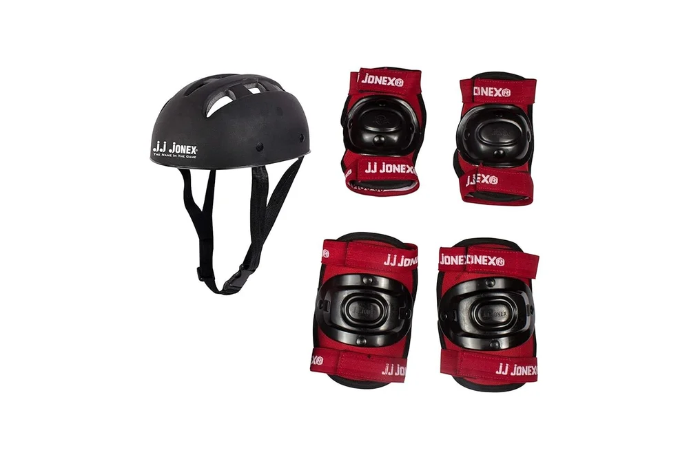 Jonex Kids Protective Gear Set with Knee Pads, Elbow Pads and Helmet