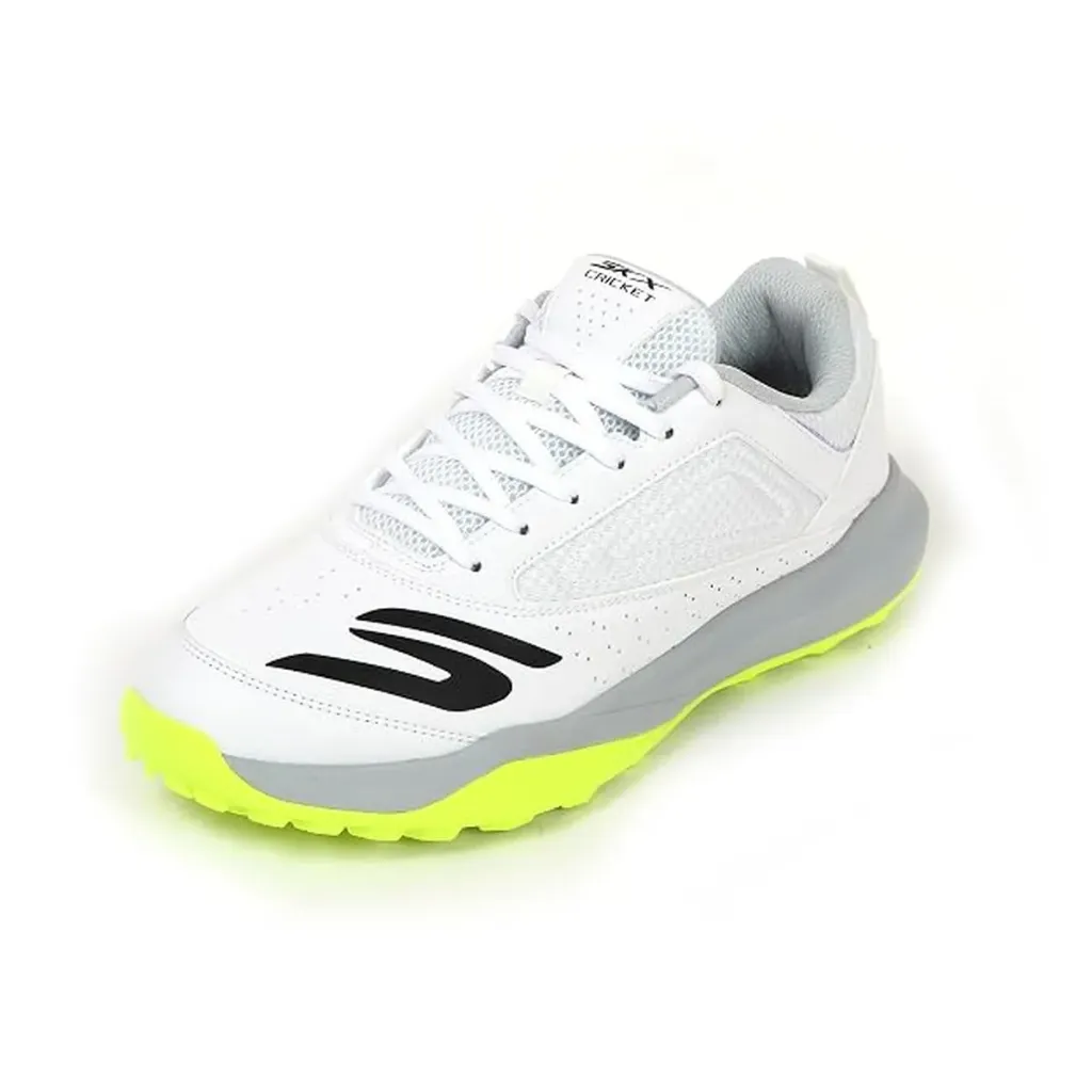 Skechers Men's Cricket Turf Shoes White/Lime