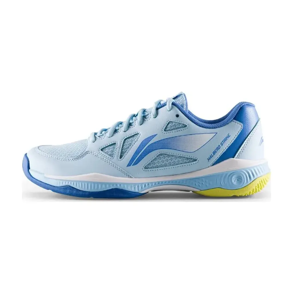 Li-Ning Halberd Strike Badminton Shoes (UK 4, Glacier Blue/White Cobalt Blue)