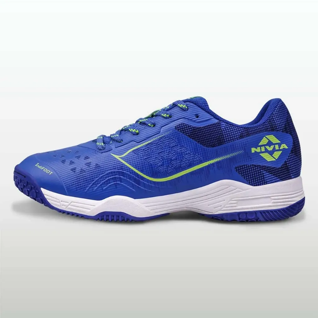 Nivia Hy Court 3.0 Shoes (UK 5, Royal Blue)