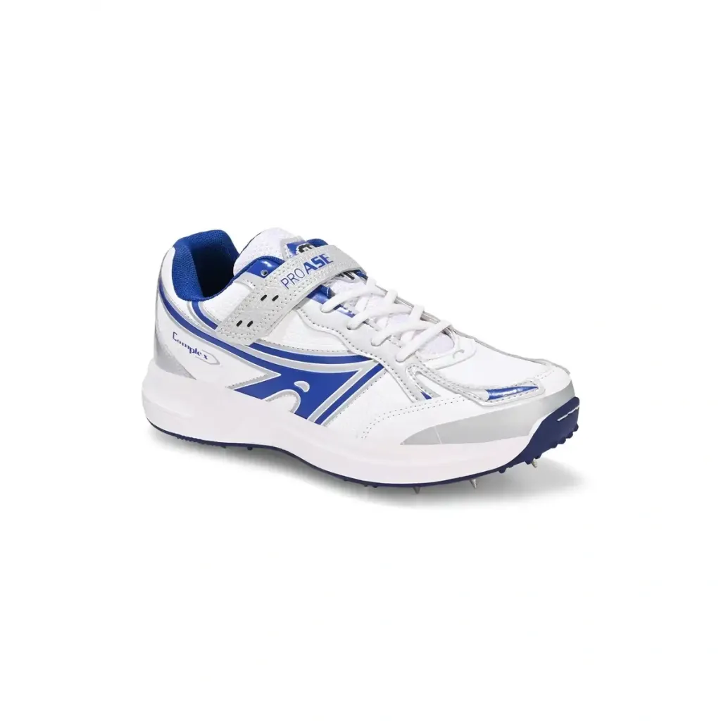 Proase F/S 101 Cricket Shoes White/blue (UK 8)