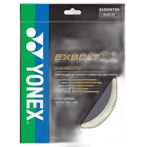 YONEX BADMINTON STRING - BG EXBOLT 68