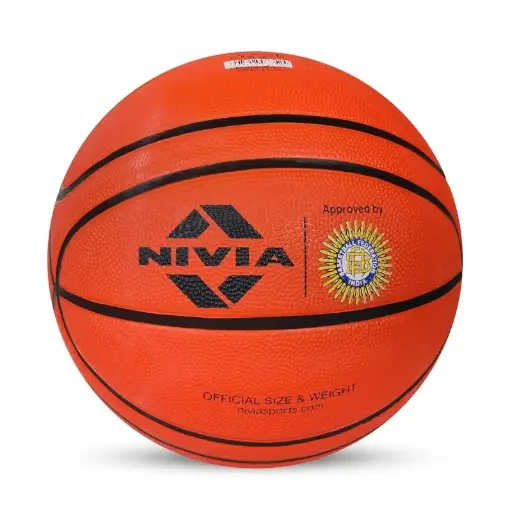 NIVIA BASKETBALL- TRUE ORANGE 196- SIZE-7