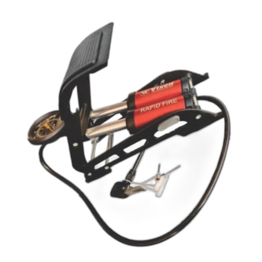 VIXEN FOOTBALL PUMP - RAPID FIRE- DOUBLE CYLINDER